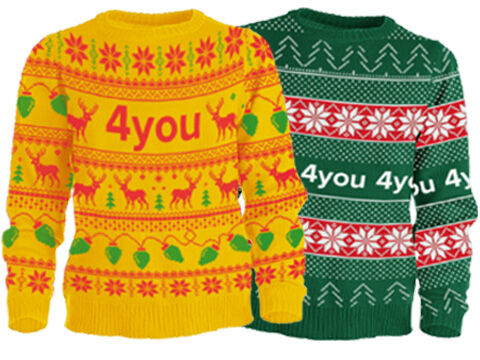 Jacquard Weihnachtspullover